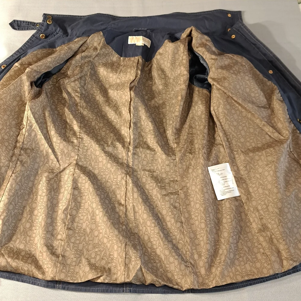 Michael‎ Kors Women's Jacket Blue Gold Tone Accents Size Medium